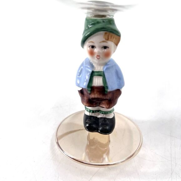Vintage Mid-Century Wine Goblet Goebel Hummel Figurine Stems (Hansel & Gretel) - Picture 5 of 7
